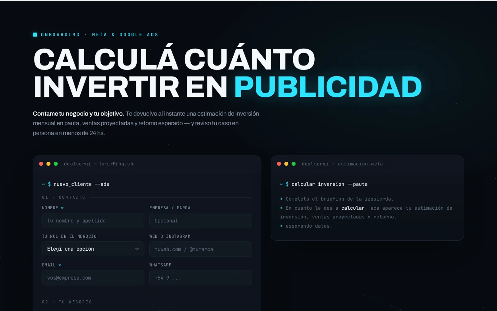 Ad spend calculator